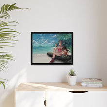 Load image into Gallery viewer, Bulma and Goku Dragon Ball Canvas Framed Art Print