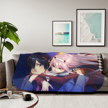Load image into Gallery viewer, Zero Two,Hiro Sherpa Blanket