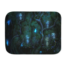 Load image into Gallery viewer, Princess Mononoke Sherpa Blanket