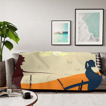 Load image into Gallery viewer, Anime Samurai Champloo Sherpa Blanket