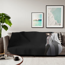 Load image into Gallery viewer, Makise Kurisu & Rintarou Kyouma Sherpa Blanket
