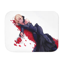 Load image into Gallery viewer, Saber Lily Sherpa Blanket