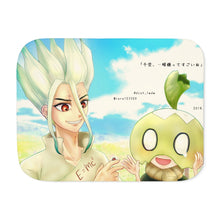 Load image into Gallery viewer, Anime Dr. Stone Sherpa Blanket