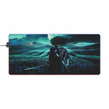 Load image into Gallery viewer, Anime Afro Samurai RGB LED Mouse Pad (Desk Mat)