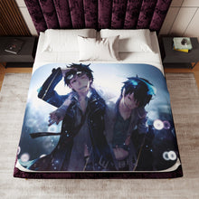 Load image into Gallery viewer, Blue Exorcist Sherpa Blanket