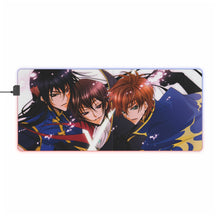 Load image into Gallery viewer, Code Geass Lelouch Lamperouge, Suzaku Kururugi RGB LED Mouse Pad (Desk Mat)