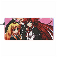 Load image into Gallery viewer, High School DxD Rias Gremory, Issei Hyoudou, Asia Argento RGB LED Mouse Pad (Desk Mat)