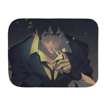 Load image into Gallery viewer, Anime Cowboy Bebop Sherpa Blanket