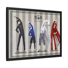 Load image into Gallery viewer, Black Butler Canvas Framed Art Print