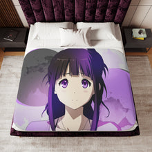 Load image into Gallery viewer, Eru Chitanda Face Sherpa Blanket