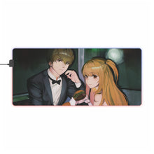 Load image into Gallery viewer, Death Note Light Yagami, Misa Amane RGB LED Mouse Pad (Desk Mat)