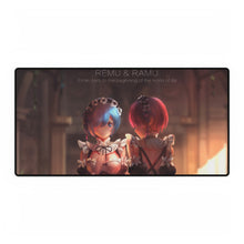 Load image into Gallery viewer, Rem and Ram Mouse Pad (Desk Mat)