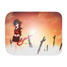 Load image into Gallery viewer, Anime Kill La Kill Sherpa Blanket