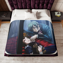 Load image into Gallery viewer, Black Butler Sherpa Blanket