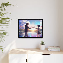 Load image into Gallery viewer, Taki and Mitsuha (Your Name) Canvas Framed Art Print