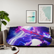 Load image into Gallery viewer, Anime Kill La Kill Sherpa Blanket