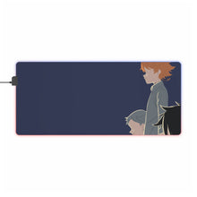 Load image into Gallery viewer, The Promised Neverland Ray, Norman, Emma RGB LED Mouse Pad (Desk Mat)
