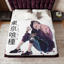 Load image into Gallery viewer, Anime Tokyo Ghoul Sherpa Blanket