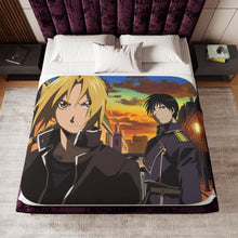 Load image into Gallery viewer, Anime FullMetal Alchemist Sherpa Blanket