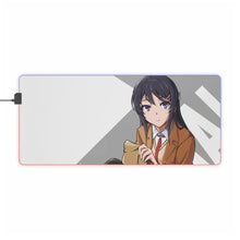 Load image into Gallery viewer, Rascal Does Not Dream Of Bunny Girl Senpai RGB LED Mouse Pad (Desk Mat)
