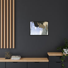 Load image into Gallery viewer, Hōtarō Oreki looking down Canvas Framed Art Print