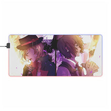 Load image into Gallery viewer, Bungou Stray Dogs Osamu Dazai, Chuuya Nakahara RGB LED Mouse Pad (Desk Mat)
