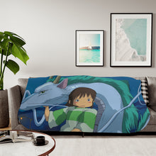 Load image into Gallery viewer, Anime Spirited Away Sherpa Blanket