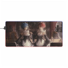 Load image into Gallery viewer, Ram, Rem RGB LED Mouse Pad (Desk Mat)