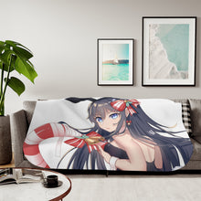 Load image into Gallery viewer, Rascal Does Not Dream Of Bunny Girl Senpai Sherpa Blanket