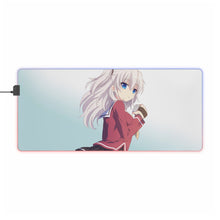 Load image into Gallery viewer, Nao Tomori looking back RGB LED Mouse Pad (Desk Mat)