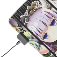 Load image into Gallery viewer, Miss Kobayashi's Dragon Black ver. RGB LED Mouse Pad (Desk Mat)