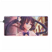 Load image into Gallery viewer, Is It Wrong To Try To Pick Up Girls In A Dungeon? RGB LED Mouse Pad (Desk Mat)
