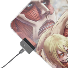 Load image into Gallery viewer, Anime Attack On Titan RGB LED Mouse Pad (Desk Mat)