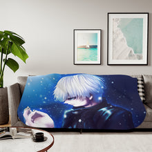 Load image into Gallery viewer, Tokyo Ghoul Ken Kaneki Sherpa Blanket