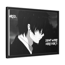 Load image into Gallery viewer, Sad Animewith quote Canvas Framed Art Print