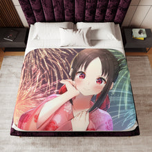 Load image into Gallery viewer, Kaguya Shinomiya Sherpa Blanket