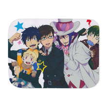 Load image into Gallery viewer, Blue Exorcist Sherpa Blanket