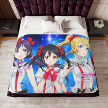 Load image into Gallery viewer, Love Live Group Sherpa Blanket