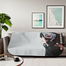 Load image into Gallery viewer, Tokyo Ghoul Ken Kaneki Sherpa Blanket