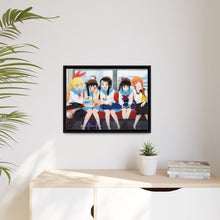 Load image into Gallery viewer, Nisekoi Chitoge Kirisaki, Kosaki Onodera, Seishirou Tsugumi, Marika Tachibana, Ruri Miyamoto Canvas Framed Art Print