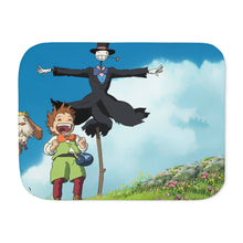 Load image into Gallery viewer, Anime Howl's Moving Castle Sherpa Blanket