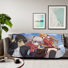 Load image into Gallery viewer, Charlotte (Anime) Main Members Sherpa Blanket