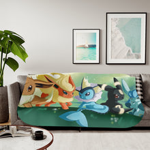 Load image into Gallery viewer, Eeveelution Sherpa Blanket