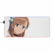 Load image into Gallery viewer, A Certain Magical Index Mikoto Misaka RGB LED Mouse Pad (Desk Mat)