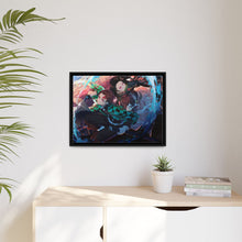 Load image into Gallery viewer, Anime Demon Slayer: Kimetsu no Yaiba Canvas Framed Art Print