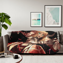 Load image into Gallery viewer, Fate/Apocrypha Saber Of Red Sherpa Blanket