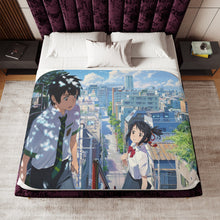 Load image into Gallery viewer, Anime Your Name. Sherpa Blanket
