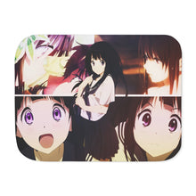 Load image into Gallery viewer, Eru Chitanda Pictures Sherpa Blanket