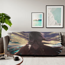 Load image into Gallery viewer, Guilty Crown Inori Yuzuriha Sherpa Blanket