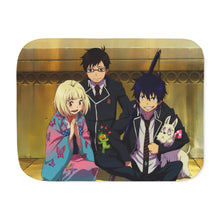 Load image into Gallery viewer, Rin,Yukio and Shiemi Sherpa Blanket